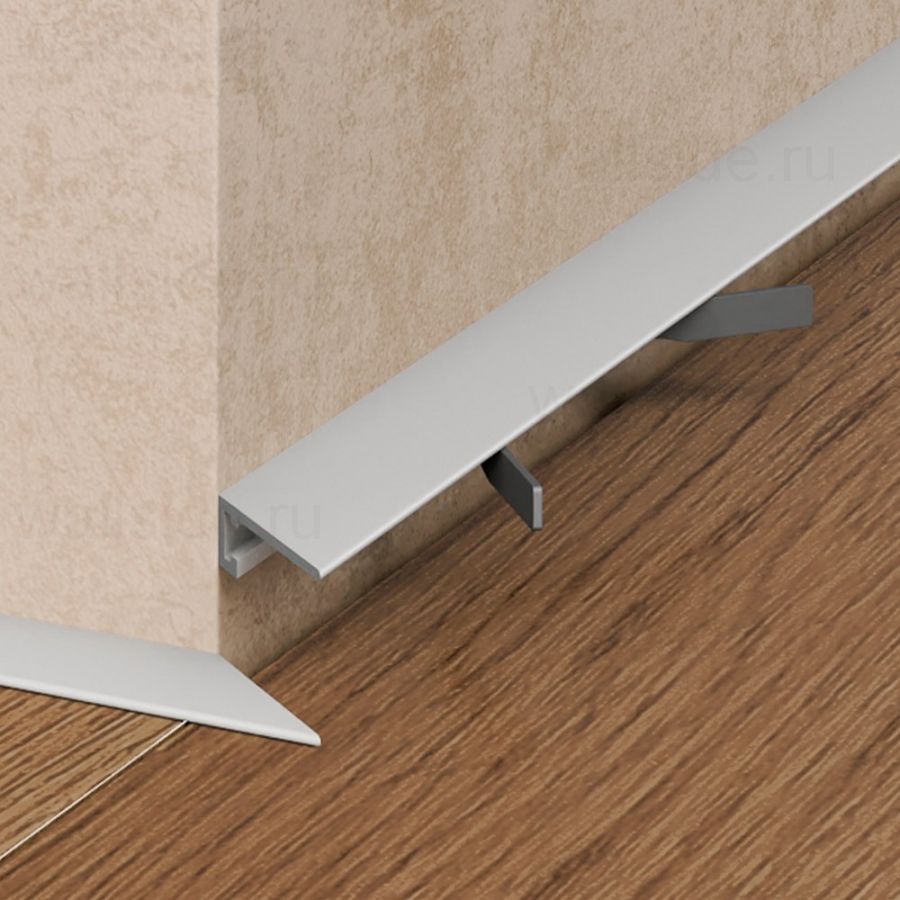 Щелевой микроплинтус Pro Design MINI 7067 белый