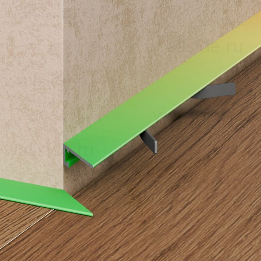 Щелевой микроплинтус Pro Design MINI 7067 покраска в RAL