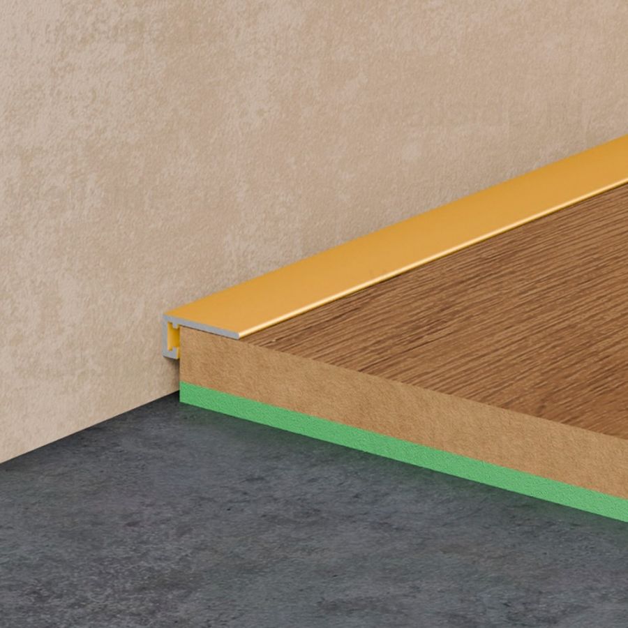 Щелевой микроплинтус Pro Design MINI 7067 золото