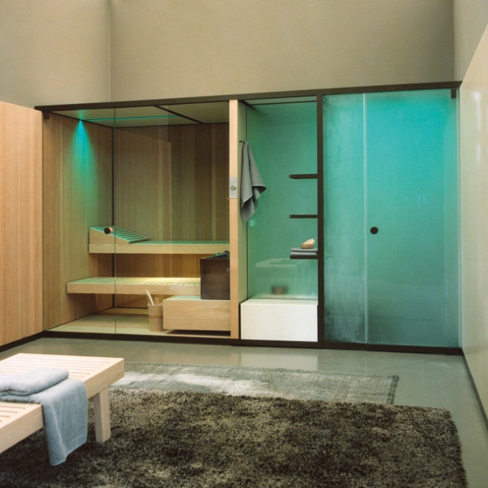 Изображение Сауна-хаммам Effe BodyLove SH Front 393x176 BL 40 23 0006 термообработанная древесина/гладкое стекло