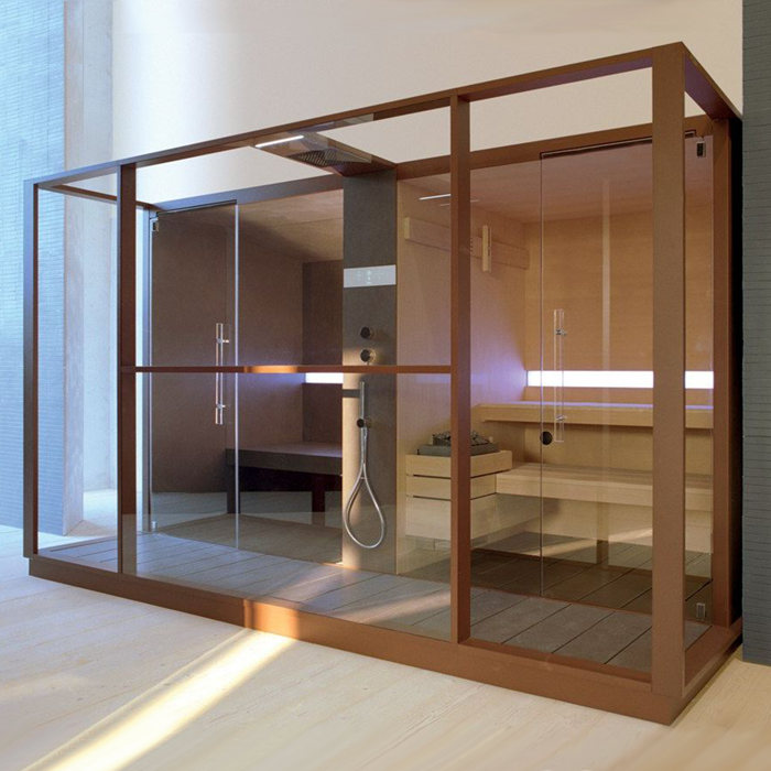 Изображение Сауна-хаммам Effe Logica 373x250 LO 10 01 0007 правая, мягкий песок