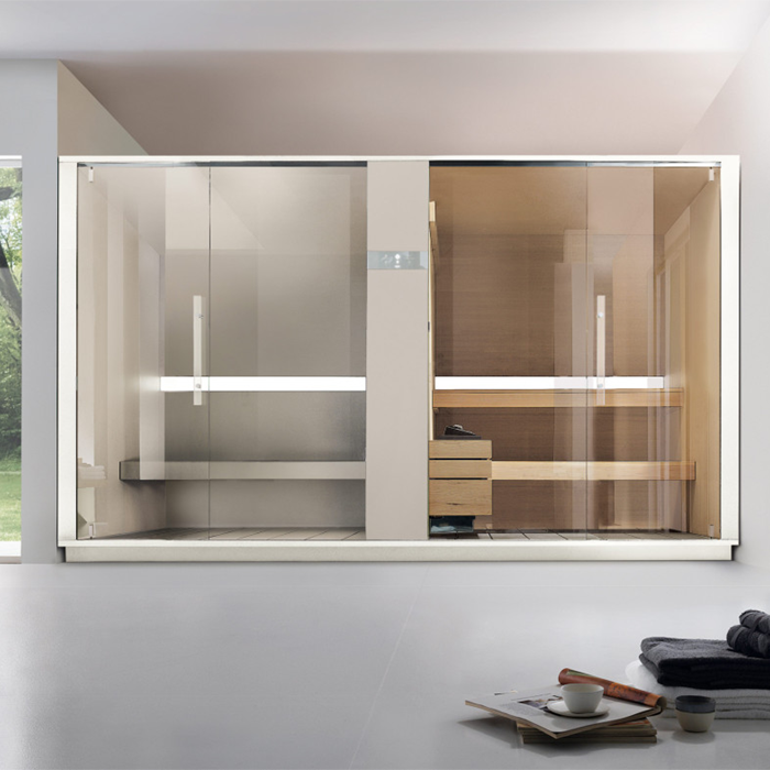 Изображение Сауна-хаммам Effe Logica SH 373x171 LO 40 01 0004 правая, мягкий песок