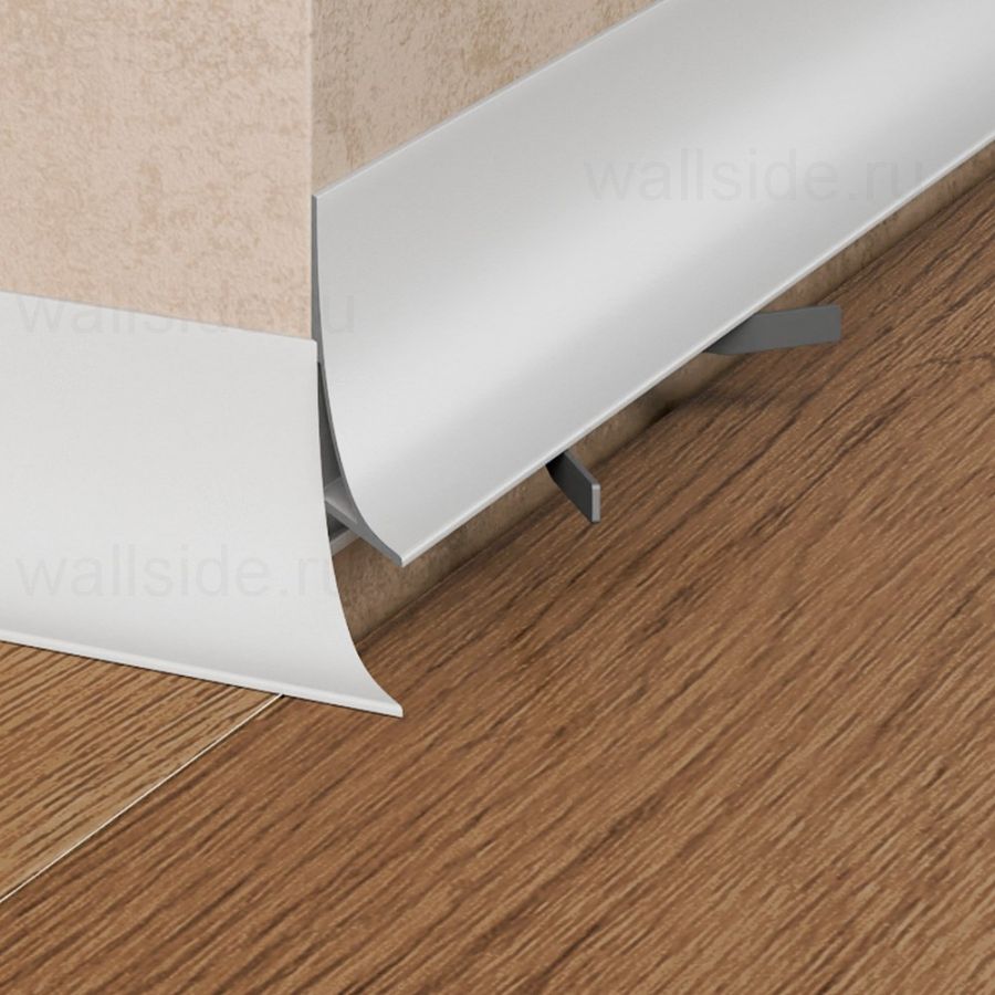 Щелевой плинтус Pro Design Corner L 584 белый