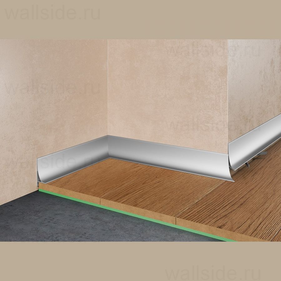 Щелевой плинтус Pro Design Corner L 584 анодированный