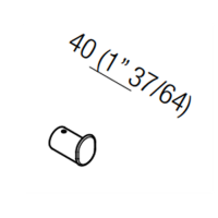 Крючок Agape Dot line подвесной цвет: черный схема 2