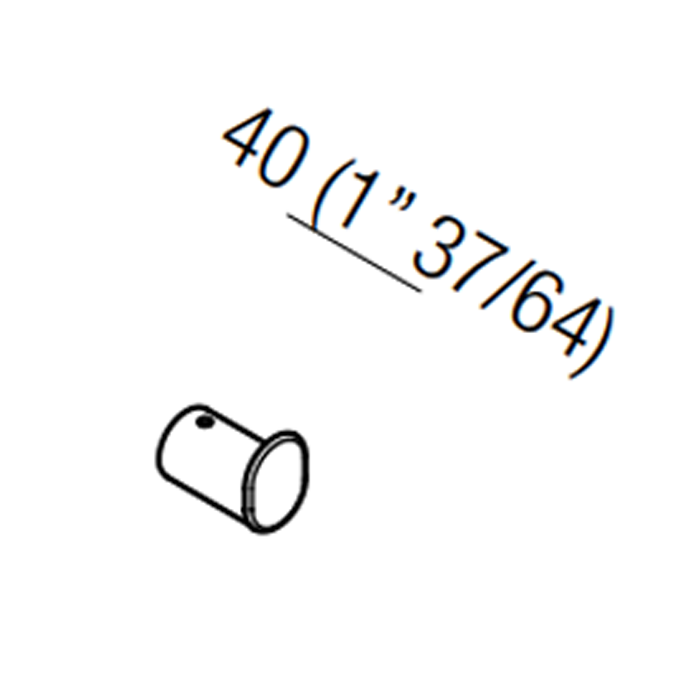 Крючок Agape Dot line подвесной цвет: черный схема 2