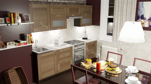 Кухонный гарнитур Кира базис 2400 мм