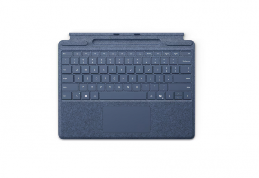 Клавиатура Microsoft Surface Pro Keyboard X/8/9/10/11 with Copilot button (Alcantara) (Sapphire)