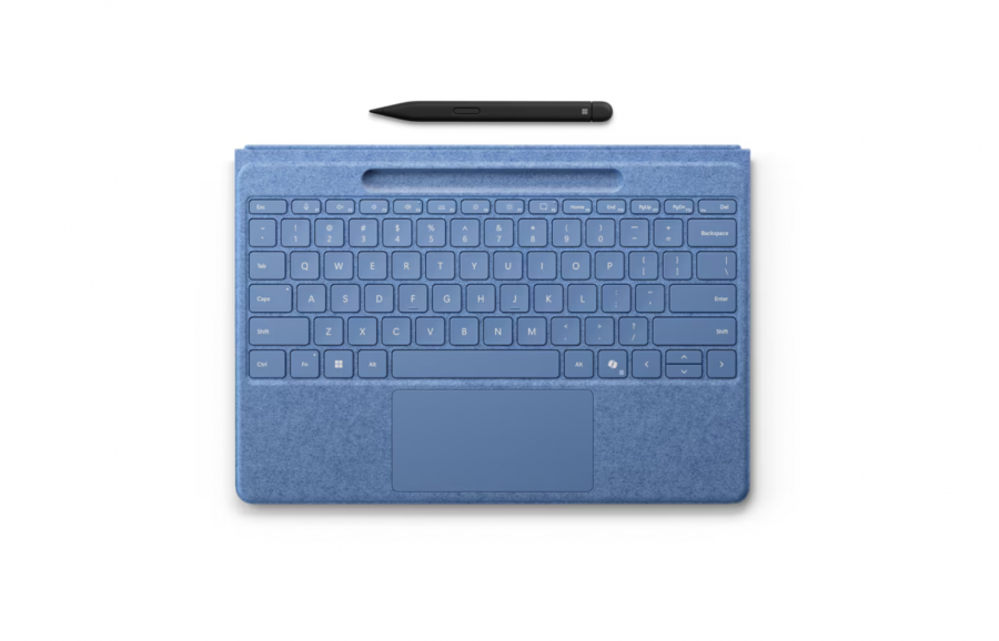 Клавиатура Microsoft Surface Pro Flex Keyboard 8/9/10/11 with Copilot button (Alcantara) (Bright Sapphire) + Slim Pen 2