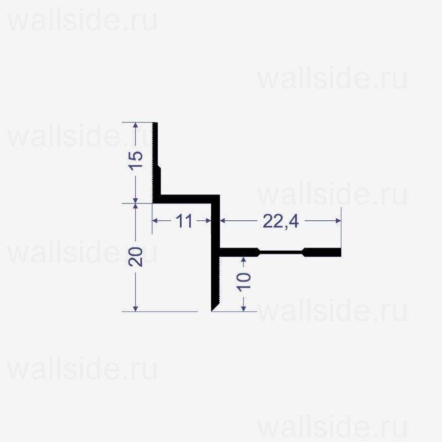 Line Art TS 1011 потолочный профиль