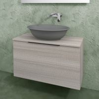 Подвесная тумба для ванной комнаты Flaminia Box Wall Hung Vanity Unit 37xH50 схема 2