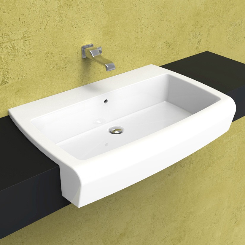 Фото Полувстраиваемая раковина Flaminia Una 90 Semi-Inset Basin 90х59