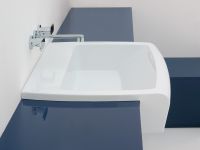 Полувстраиваемая раковина Flaminia Una 90 Semi-Inset Basin 90х59 схема 2