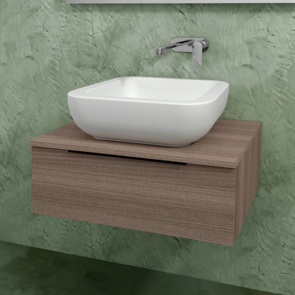 Подвесная тумба с 1 ящиком Flaminia Box Wall Hung Vanity Unit 50xH25