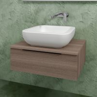 Подвесная тумба с 1 ящиком Flaminia Box Wall Hung Vanity Unit 50xH25 схема 1