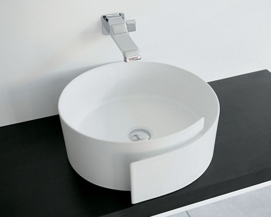 Накладная раковина Flaminia Roll 44 Countertop Basin 44х44 ФОТО