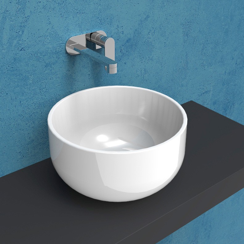 Раковина Flaminia Saltodacqua Countertop Basin 42х42 схема 1