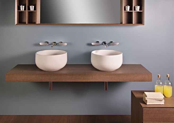 Накладная раковина Flaminia Saltodacqua Countertop Basin 42х42 ФОТО