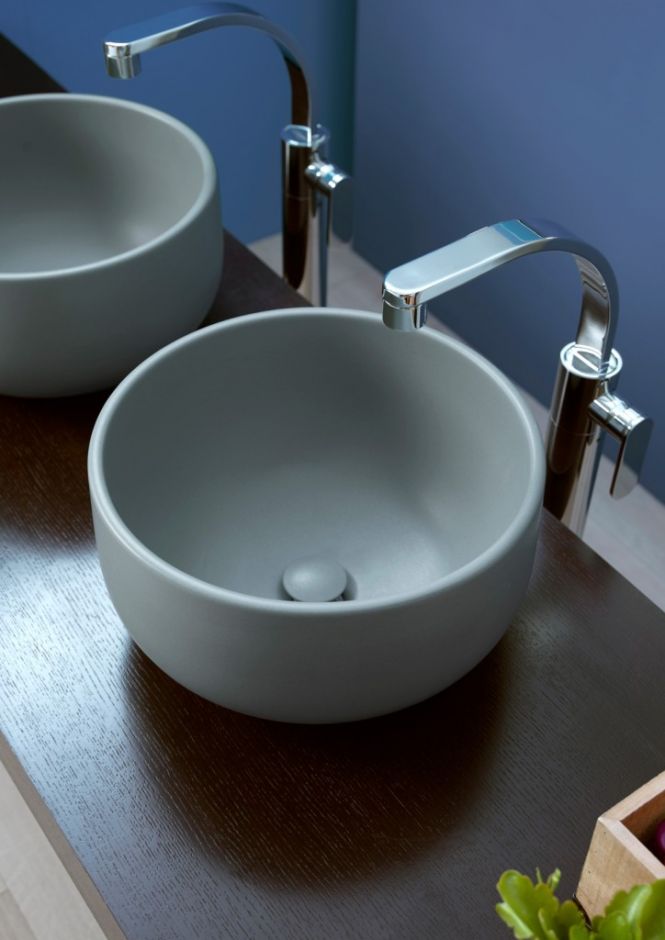 Накладная раковина Flaminia Saltodacqua Countertop Basin 42х42 ФОТО