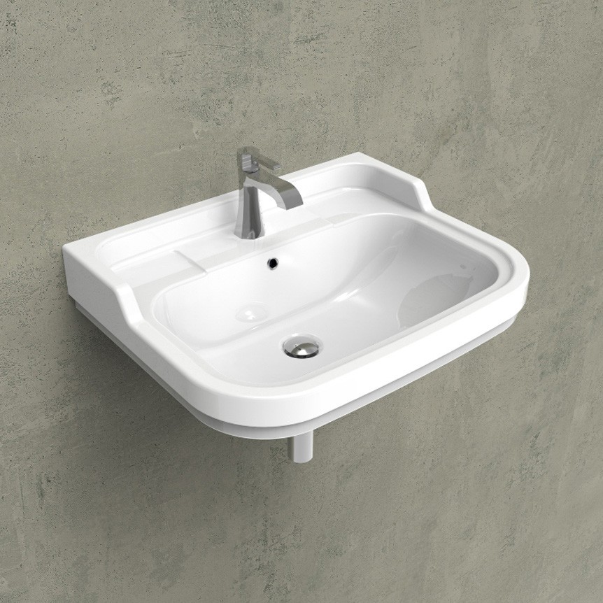 Раковина Flaminia Efi 64 Wall Hung Or Suitable For Pedestal 64х52 схема 1