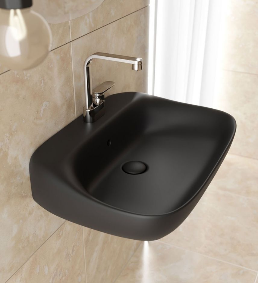 Подвесная раковина Flaminia Fluo 70 Countertop - Wall Hung Basin 70х49 ФОТО