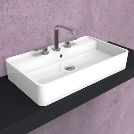 Фото Раковина Flaminia Miniwash 75 Countertop Basin MW75PR 75х42