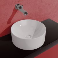 Раковина Flaminia Twin Set Slim Countertop Basin TW42C 42х42 схема 1