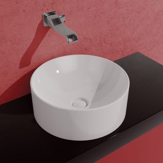 Фото Раковина Flaminia Twin Set Slim Countertop Basin TW42C 42х42