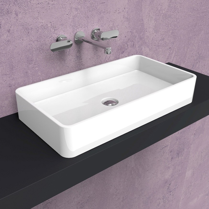 Изображение Накладная раковина Flaminia Miniwash 75 Countertop Basin MWL75 75х40