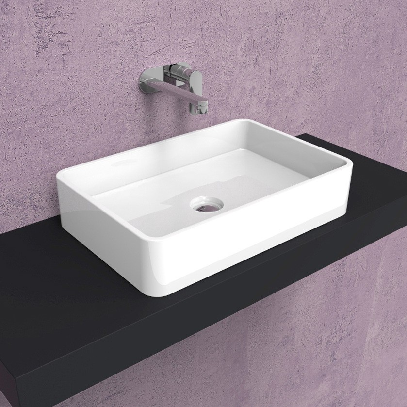 Раковина Flaminia Miniwash 60 Countertop Basin MWL60 60х40 схема 1