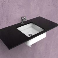 Раковина Flaminia Miniwash 40 Under-Counter Basin 35х35 схема 1