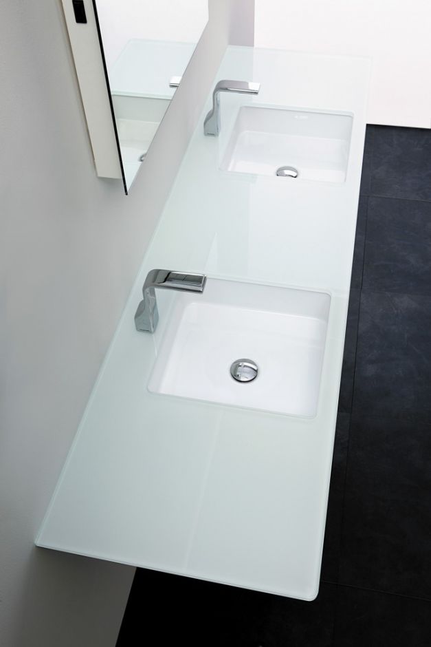 Встраиваемая снизу раковина Flaminia Miniwash 40 Under-Counter Basin 35х35 ФОТО