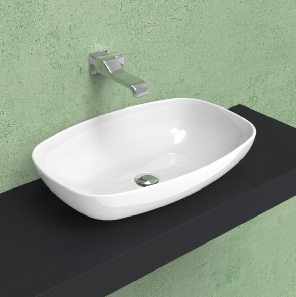 Накладная раковина Flaminia NudaSlim 60 Countertop Basin 60х39