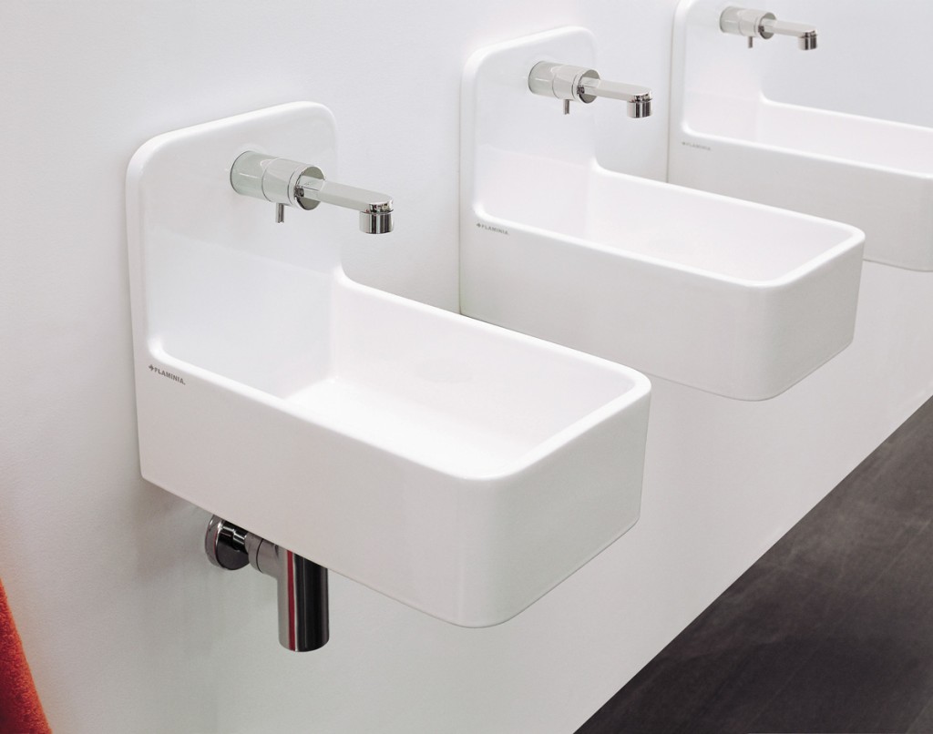 Раковина Flaminia Miniwash 25 Wall Hung Basin 40х25 схема 3