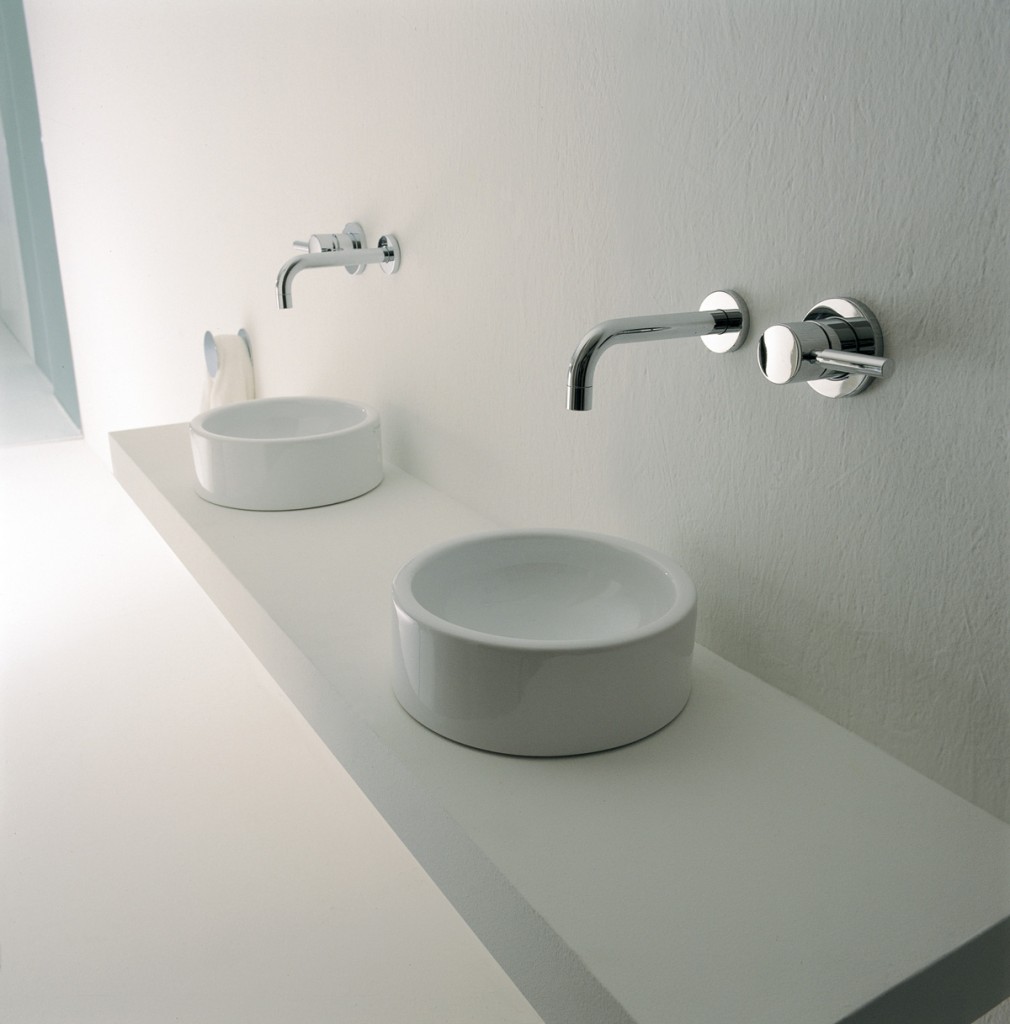 Раковина Flaminia Mini Twin Countertop Basin 27х27 схема 2