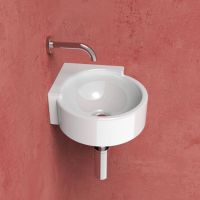 Подвесная раковина Flaminia Mini Twin Corner Wall Hung Basin 285х285 схема 1