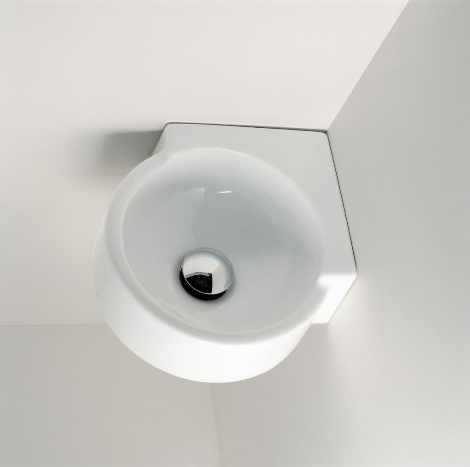 Подвесная раковина Flaminia Mini Twin Corner Wall Hung Basin 285х285 ФОТО