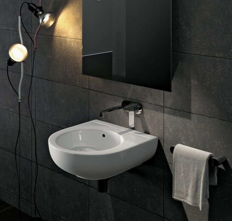 Подвесная раковина Flaminia Pass 50 Countertop - Wall Hung Basin 52х50 ФОТО