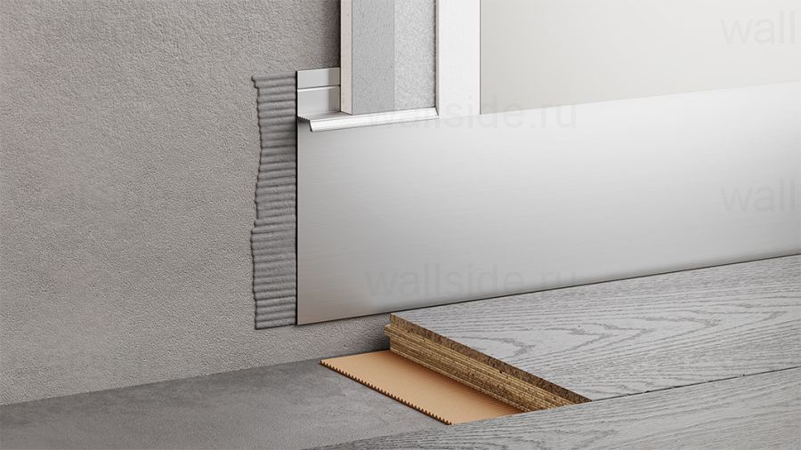 Скрытый плинтус Фесо 80 мм