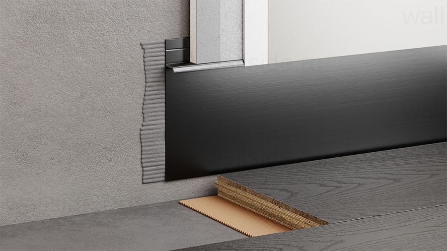 Скрытый плинтус Фесо 80 мм