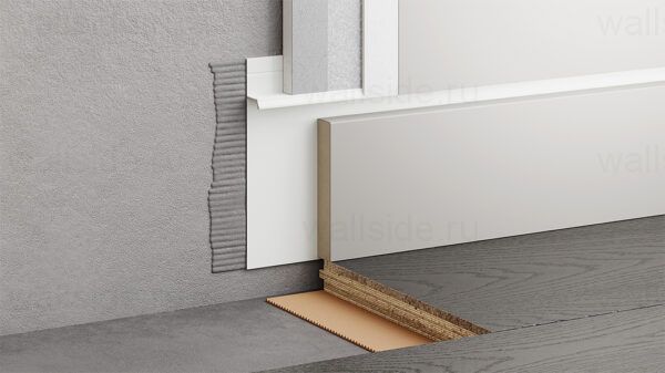 Скрытый плинтус Фесо 80 мм