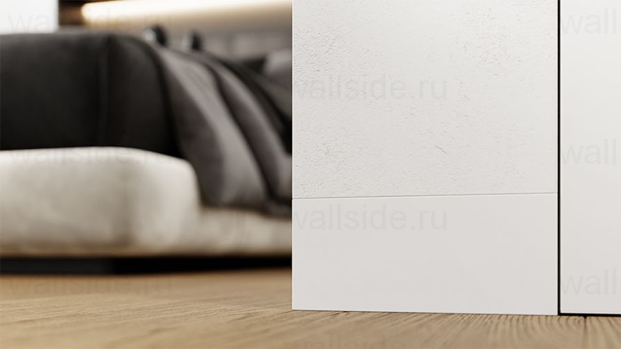 МДФ вставка в скрытый плинтус Фесо