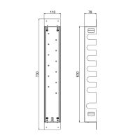 Короб для смесителя Carimali   KIT00060 схема 2