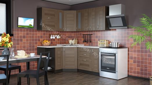 Кухонный гарнитур Кира оптима 1500х1800 мм