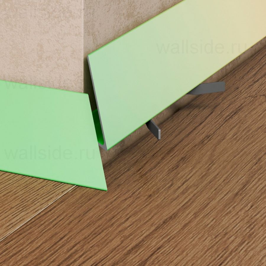 Алюминиевый плинтус Pro Design Corner 570 любой цвет по RAL