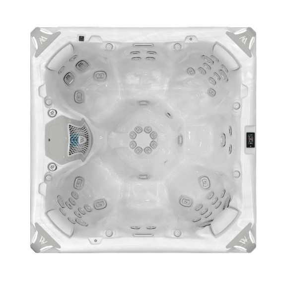 Изображение Квадратный гидромассажный СПА бассейн WELLIS Elbrus Life Premium 236х236