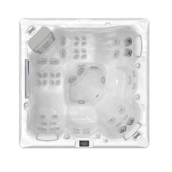 Изображение Квадратный гидромассажный СПА бассейн WELLIS Makalu Life Premium 236х236