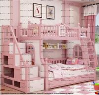 Кровать двухъярусная домик Принцесса Fantasy №IR03