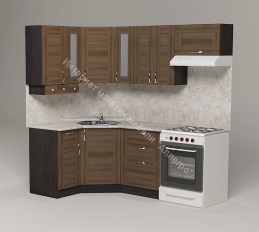 Кухонный гарнитур Кира литл 1300х2000 мм