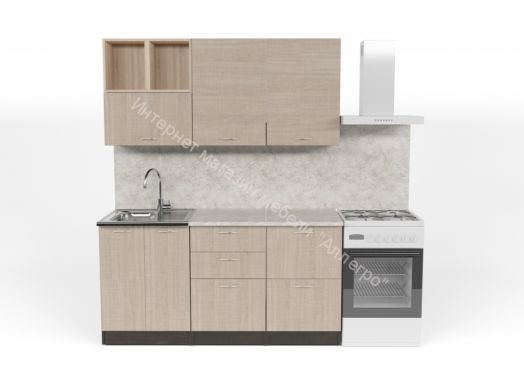 Кухонный гарнитур Надежда стандарт 4 1600 мм